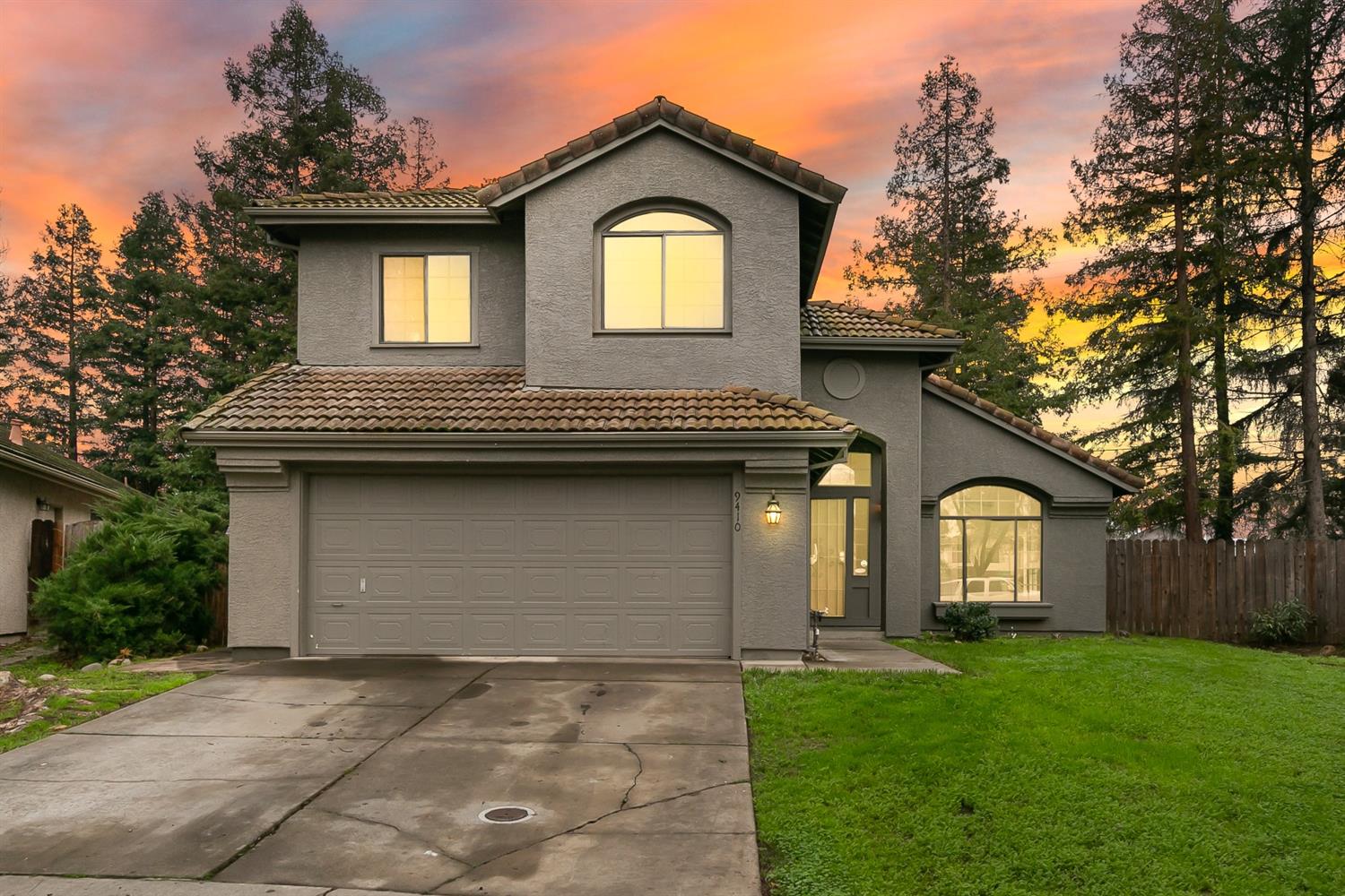 Welcome to this 2 story 4 bedroom, 2.5 bathroom home for sale in Elk Grove. The entrance of the home