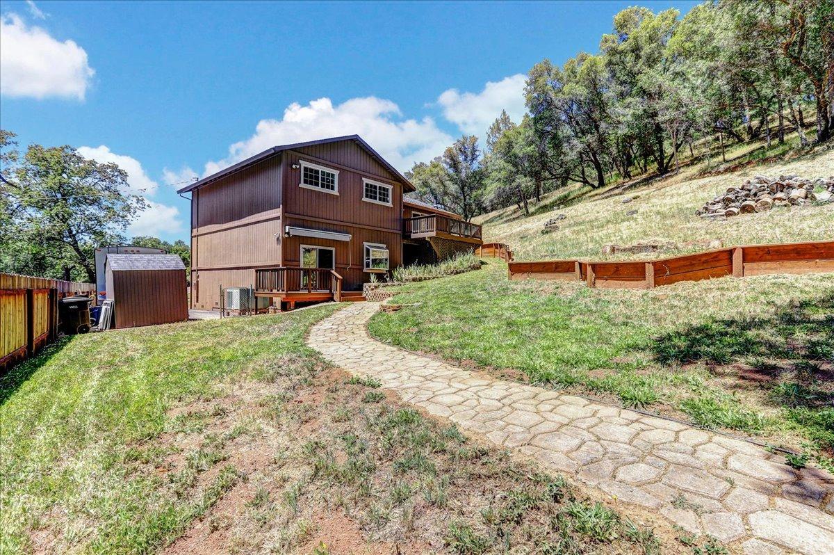 3.25-acre property extends well beyond the fencing, see map for boundaries