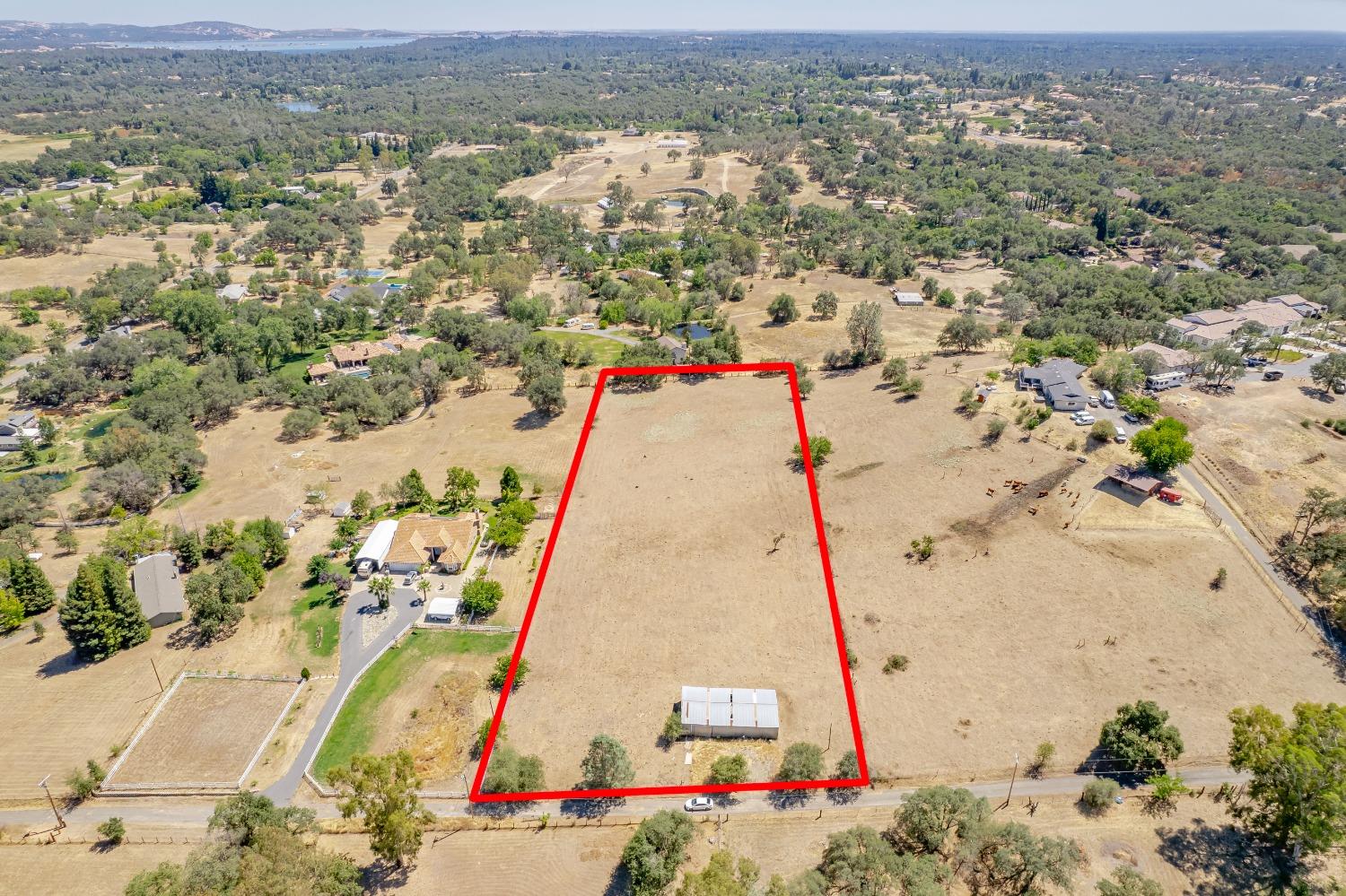 Rare opportunity to acquire a private estate size lot to build your dream home. This parcel is located at the end of a quiet Cul-De-Sac in the Heart of Loomis. This approximate 3.2 acre lot features a building pad, and Beautiful Local Views Country living at it's finest yet minutes from Highway 80,5 min to Starbucks, grocery, dining, entertainment & 1 hr to skiing!