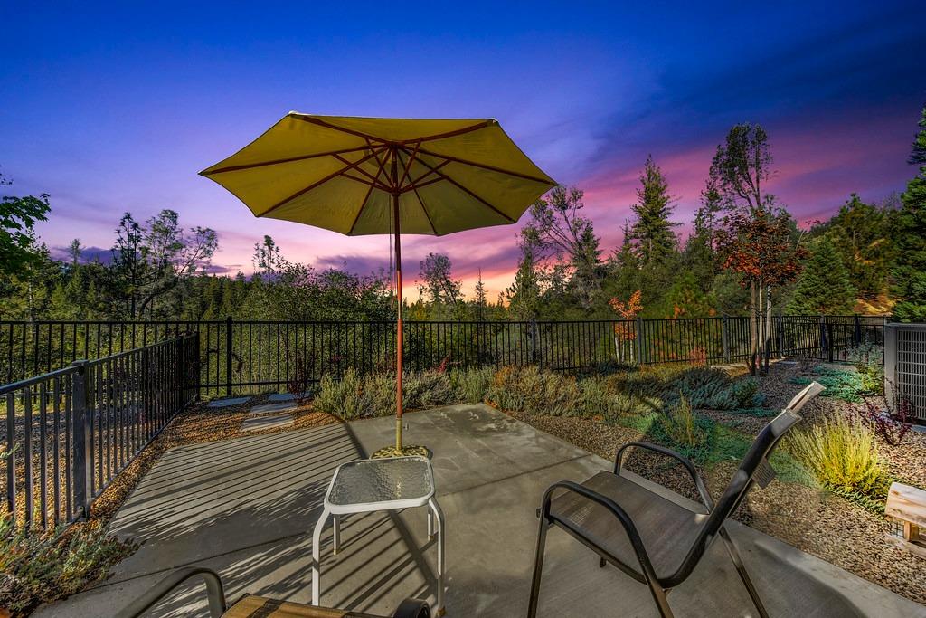 View at Dusk. Time for a glass of wine.