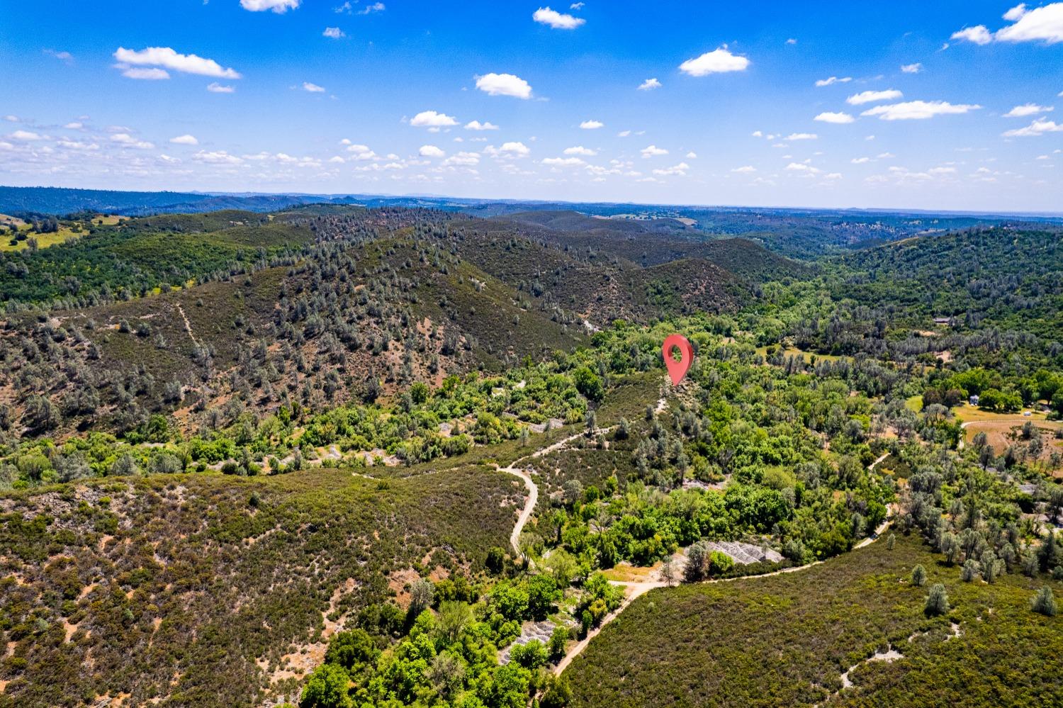 Amazing opportunity to own a large parcel in one of the last frontiers in the area.  This 40 acre estate property offers 360 degree views of some of the most beautiful undeveloped foothills you will ever see.  A section of Big Canyon Creek runs through the property!  See Aerial Viewing media attached to listing.