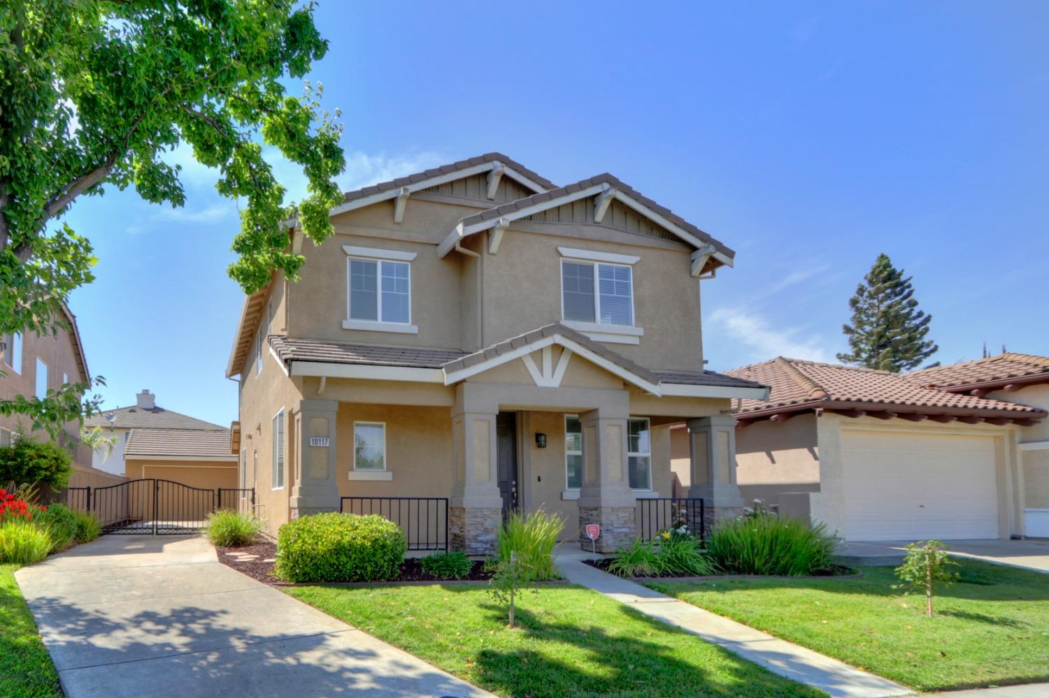 10117 E Taron Drive Elk Grove, California LOCATION LOCATION LOCATION. You will not want to miss this Stone Lake beauty. This gorgeous home boasts a spacious open floorplan. This kitchen has a large island perfect for entertaining, and is open to living spaces. Large loft upstairs is the perfect office, den or entertainment room. Move in ready with new flooring, updated kitchen and bathrooms. Community offers amenities such as pool, clubhouse and gym. Close to shopping, I5, parks and great schools.