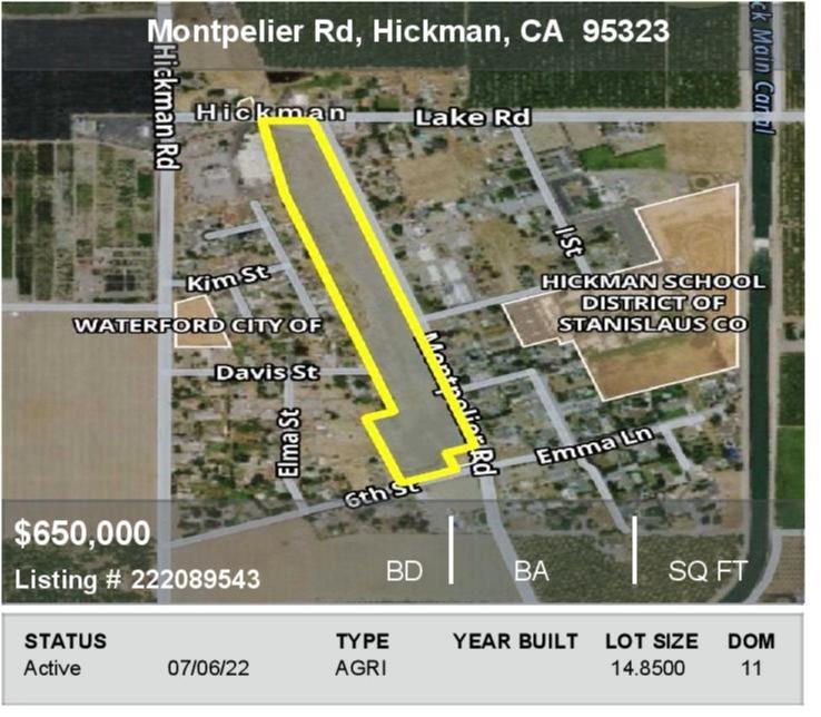 Montpelier Rd, Hickman, California image 1