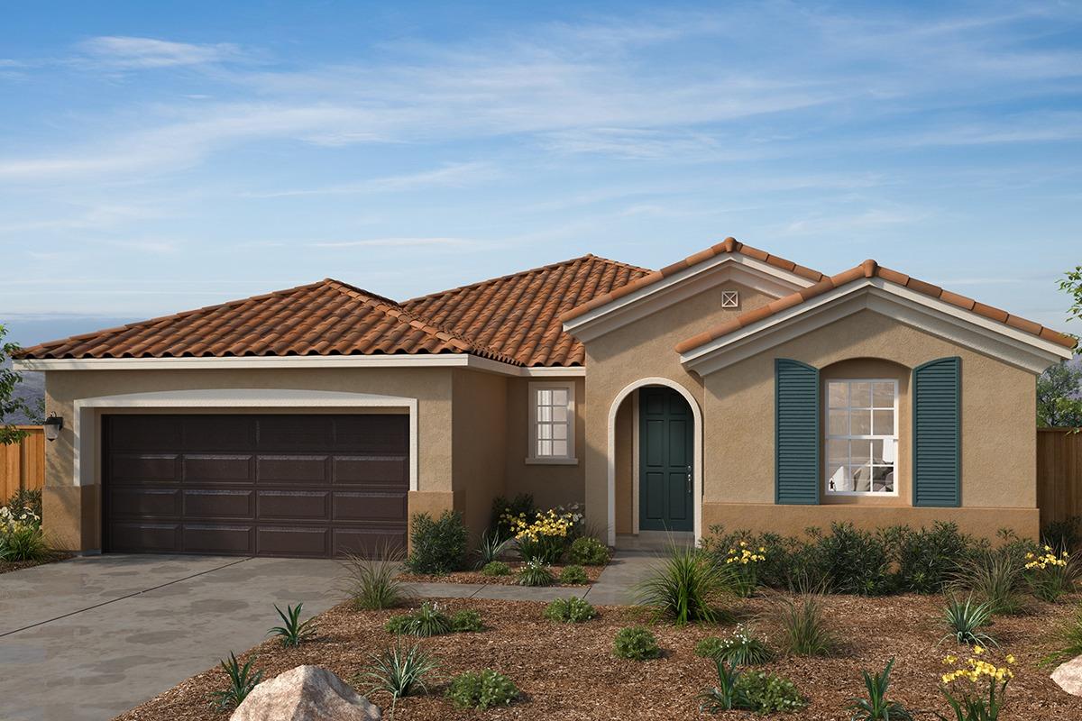 Lot 319- This stunning one-story home features an 8-ft entry door and Smart Key front door hardware.