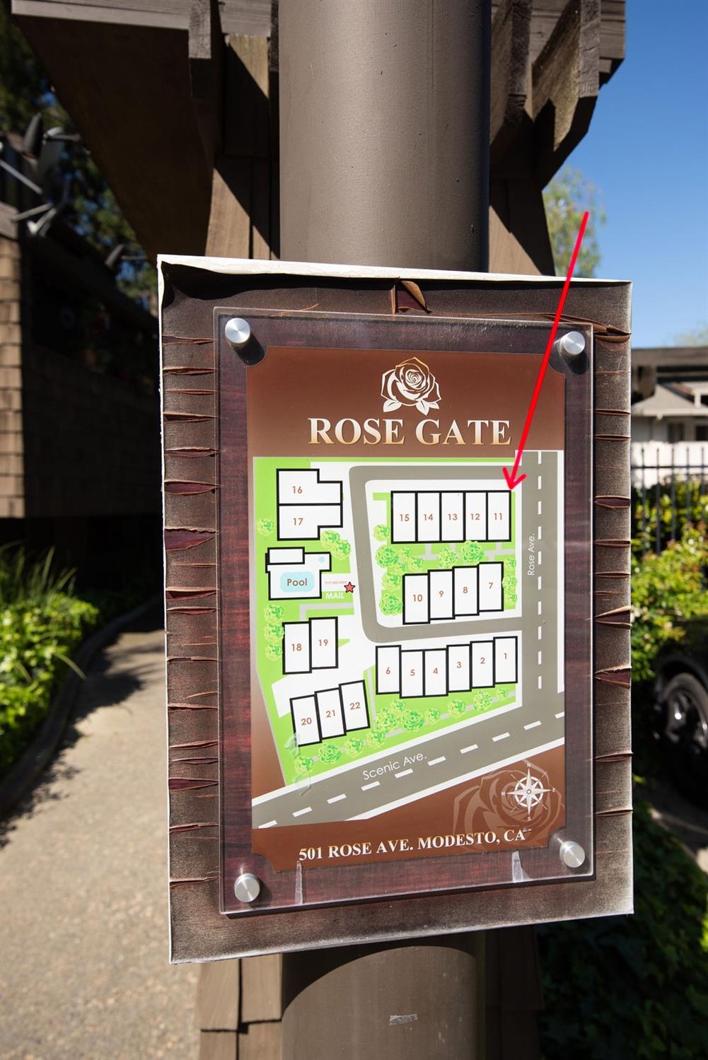 Detail Gallery Image 44 of 44 For 501 Rose Ave #11,  Modesto,  CA 95355 - 3 Beds | 2/1 Baths