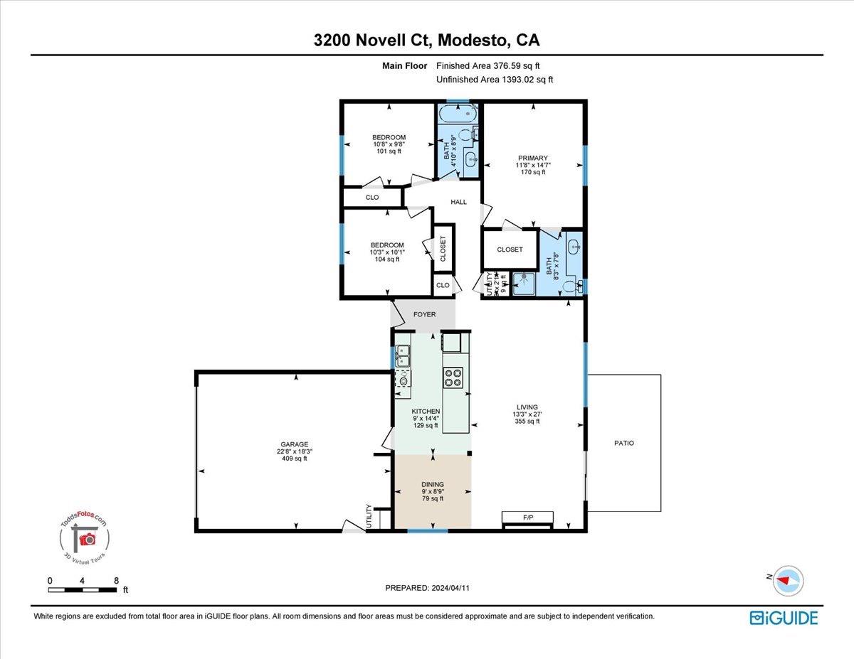 Detail Gallery Image 37 of 37 For 3200 Novell Ct, Modesto,  CA 95354 - 3 Beds | 2 Baths