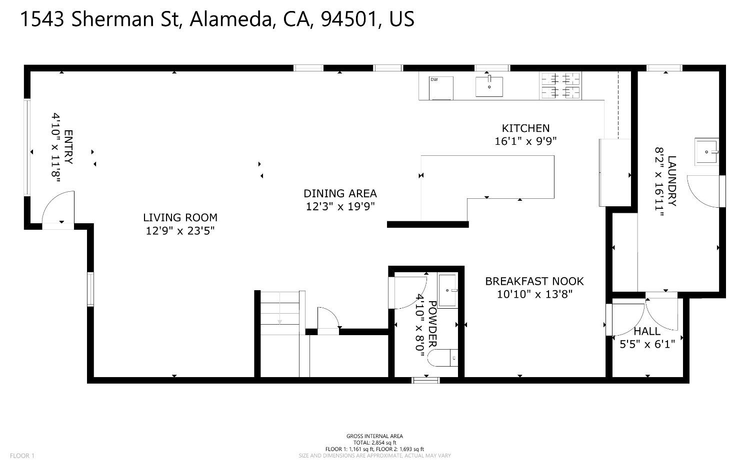 Detail Gallery Image 54 of 55 For 1543 Sherman St, Alameda,  CA 94501 - 4 Beds | 3/1 Baths