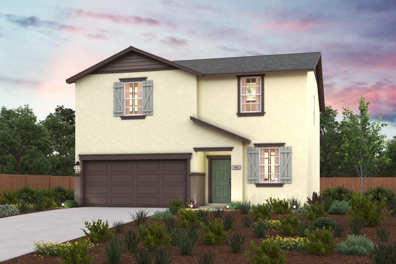 The Olive at Crest View features 2,287 square feet of living space, offering both style and comfort.