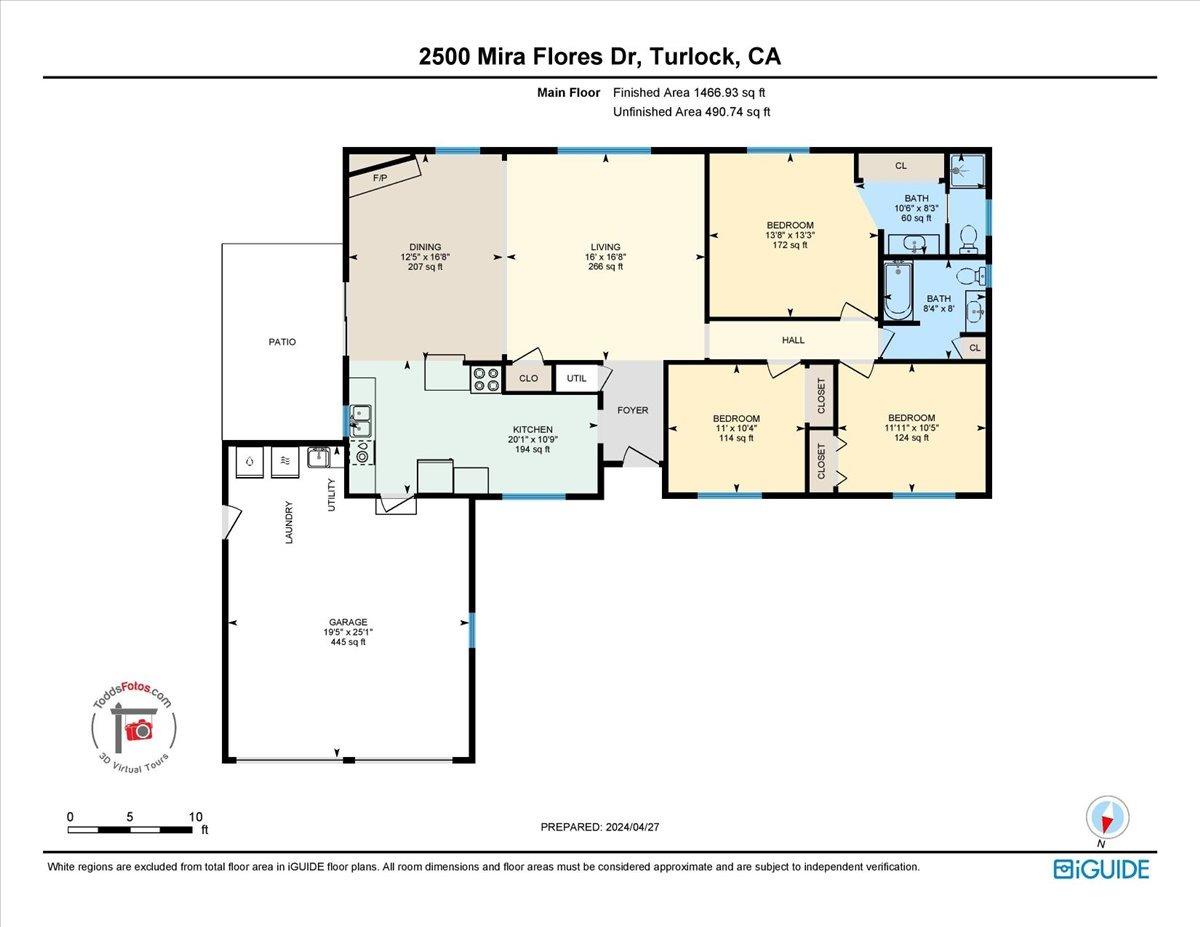 Detail Gallery Image 41 of 48 For 2500 Mira Flores Dr, Turlock,  CA 95380 - 3 Beds | 2 Baths