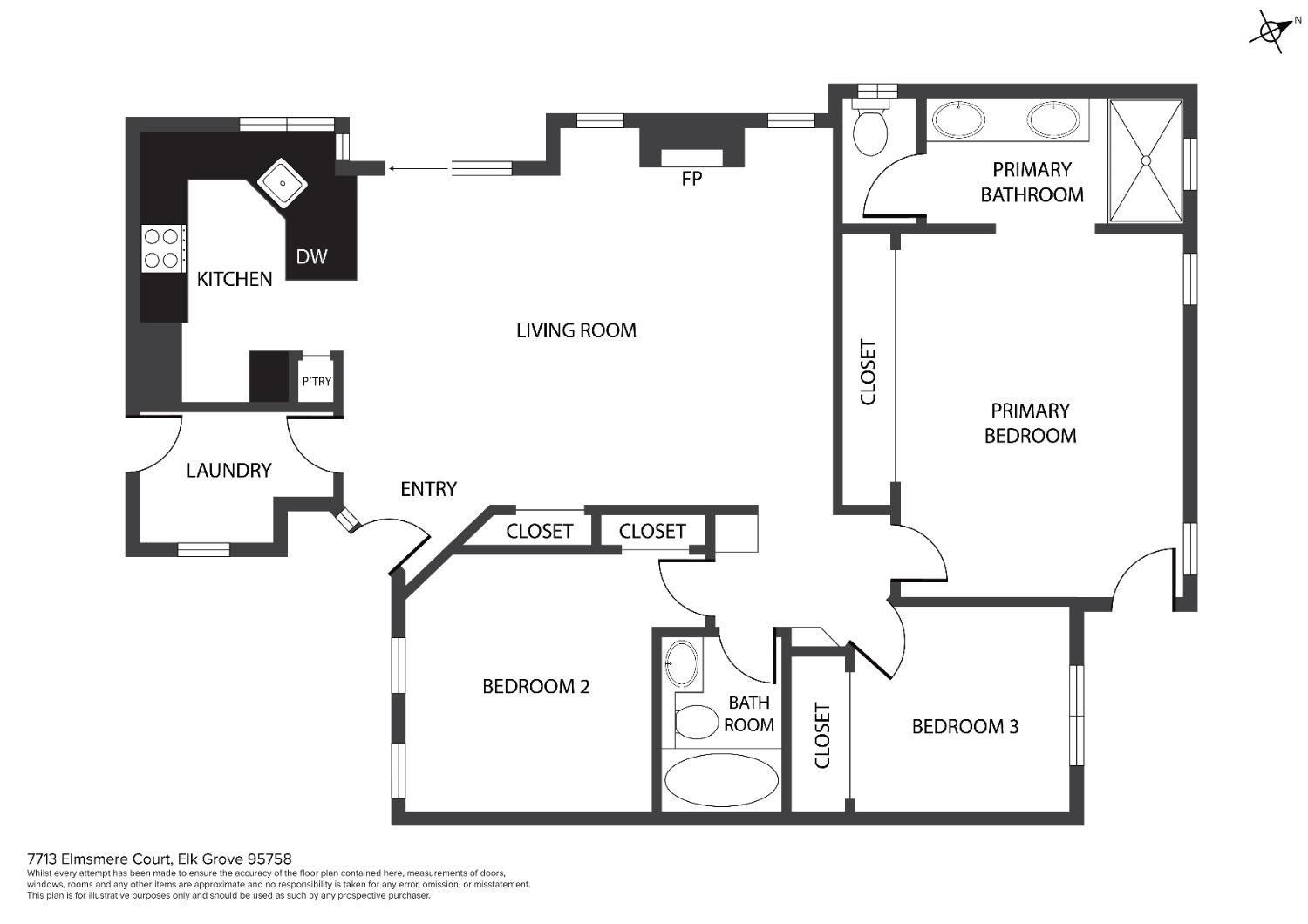 Detail Gallery Image 24 of 24 For 7713 Elmsmere Ct, Elk Grove,  CA 95758 - 3 Beds | 2 Baths