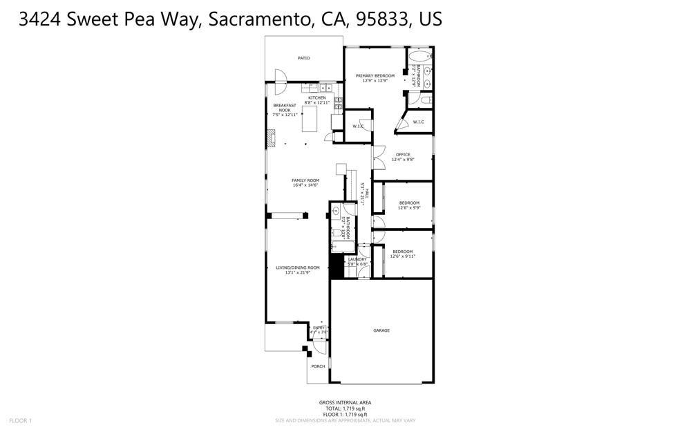 Detail Gallery Image 49 of 49 For 3424 Sweet Pea Way, Sacramento,  CA 95833 - 3 Beds | 2 Baths