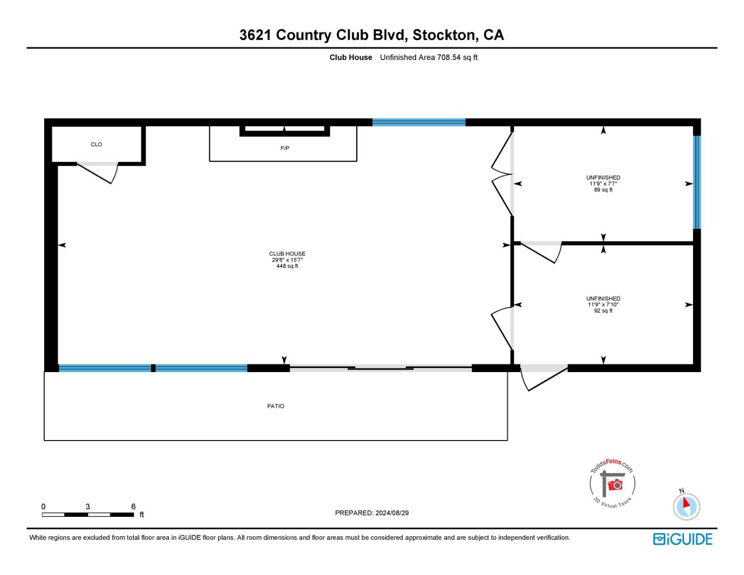 Detail Gallery Image 83 of 83 For 3621 Country Club Blvd, Stockton,  CA 95204 - 3 Beds | 3 Baths