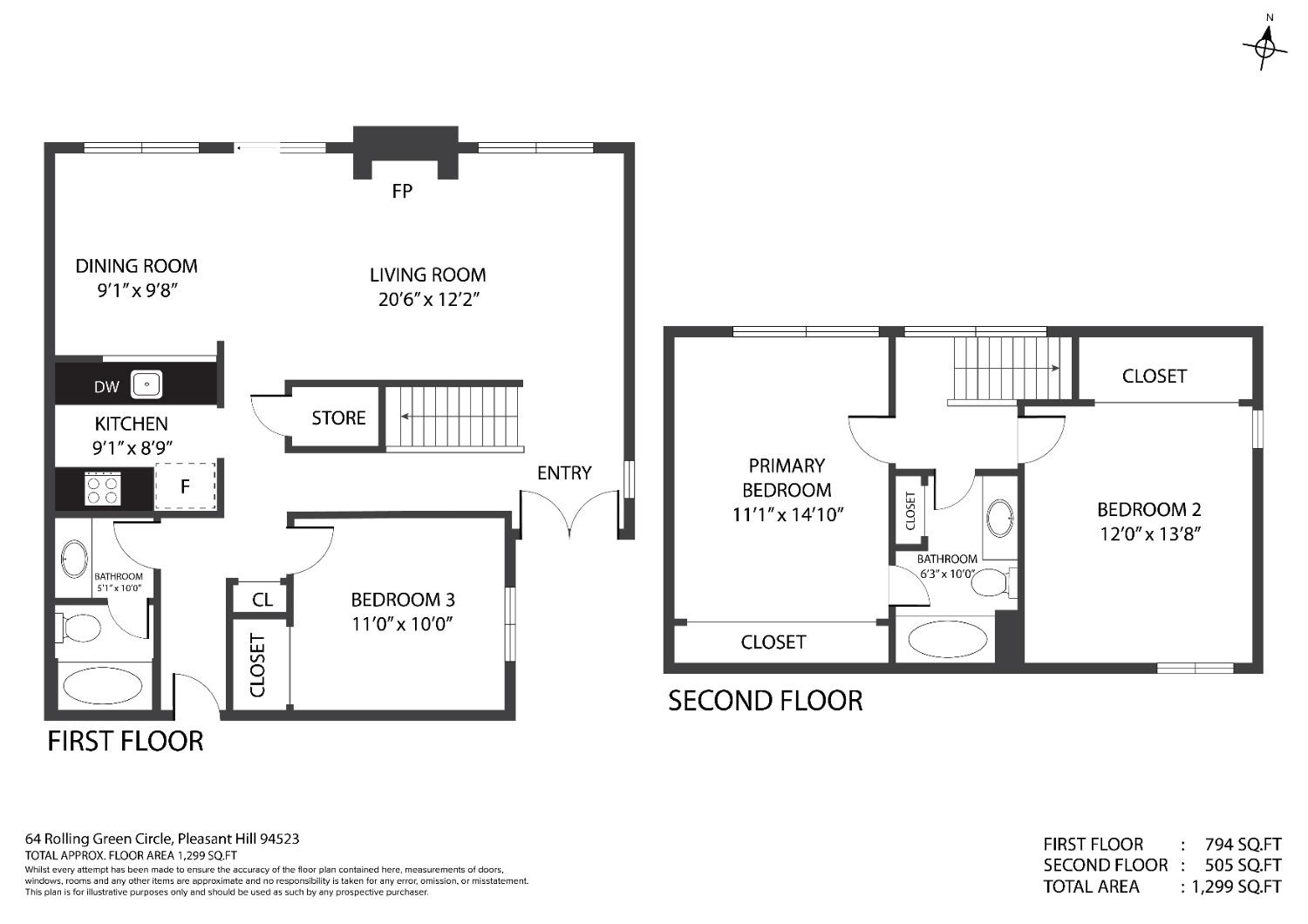 Detail Gallery Image 33 of 33 For 64 Rolling Green Cir, Pleasant Hill,  CA 94523 - 3 Beds | 2 Baths