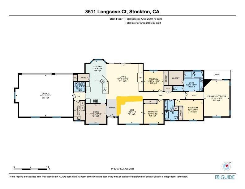 Detail Gallery Image 58 of 58 For 3611 Longcove Ct, Stockton,  CA 95219 - 4 Beds | 2/1 Baths