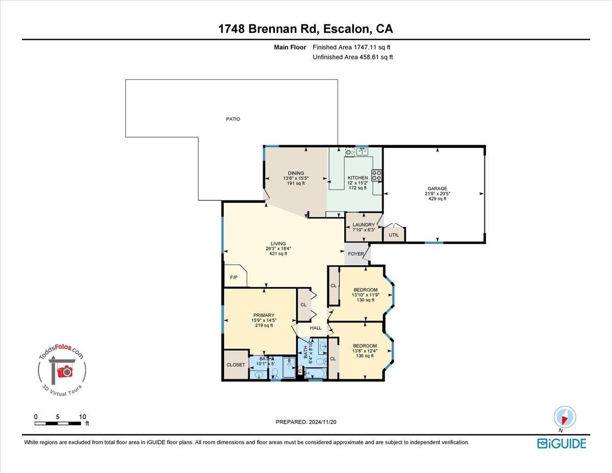 Detail Gallery Image 51 of 51 For 1748 Brennan Ave, Escalon,  CA 95320 - 3 Beds | 2 Baths