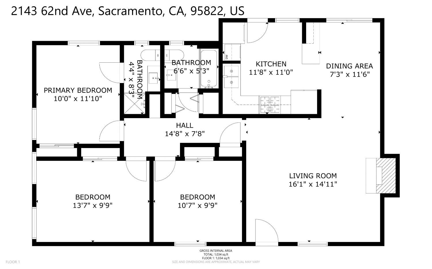 Detail Gallery Image 42 of 42 For 2143 62nd Ave, Sacramento,  CA 95822 - 3 Beds | 2 Baths