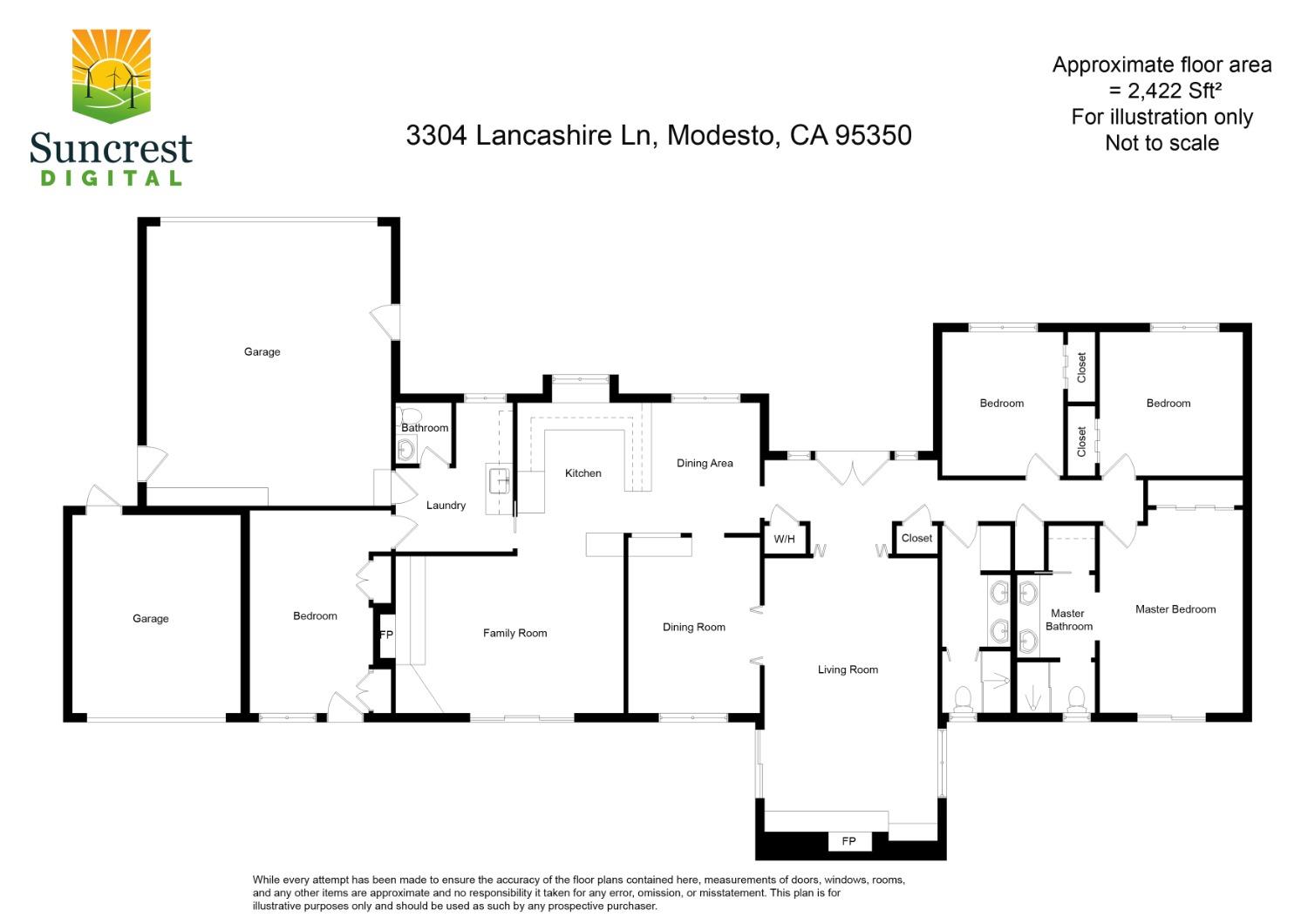 Detail Gallery Image 33 of 33 For 3304 Lancashire Ln, Modesto,  CA 95350 - 4 Beds | 2/1 Baths