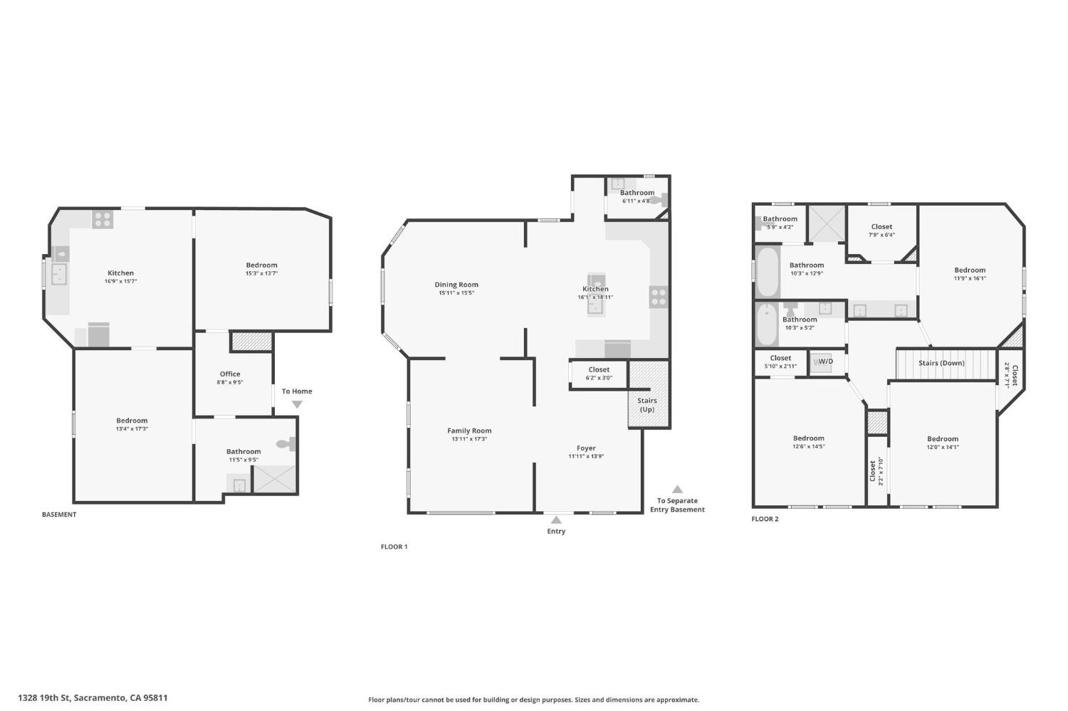 Detail Gallery Image 8 of 8 For 1328 19th St, Sacramento,  CA 95811 - 4 Beds | 3/1 Baths