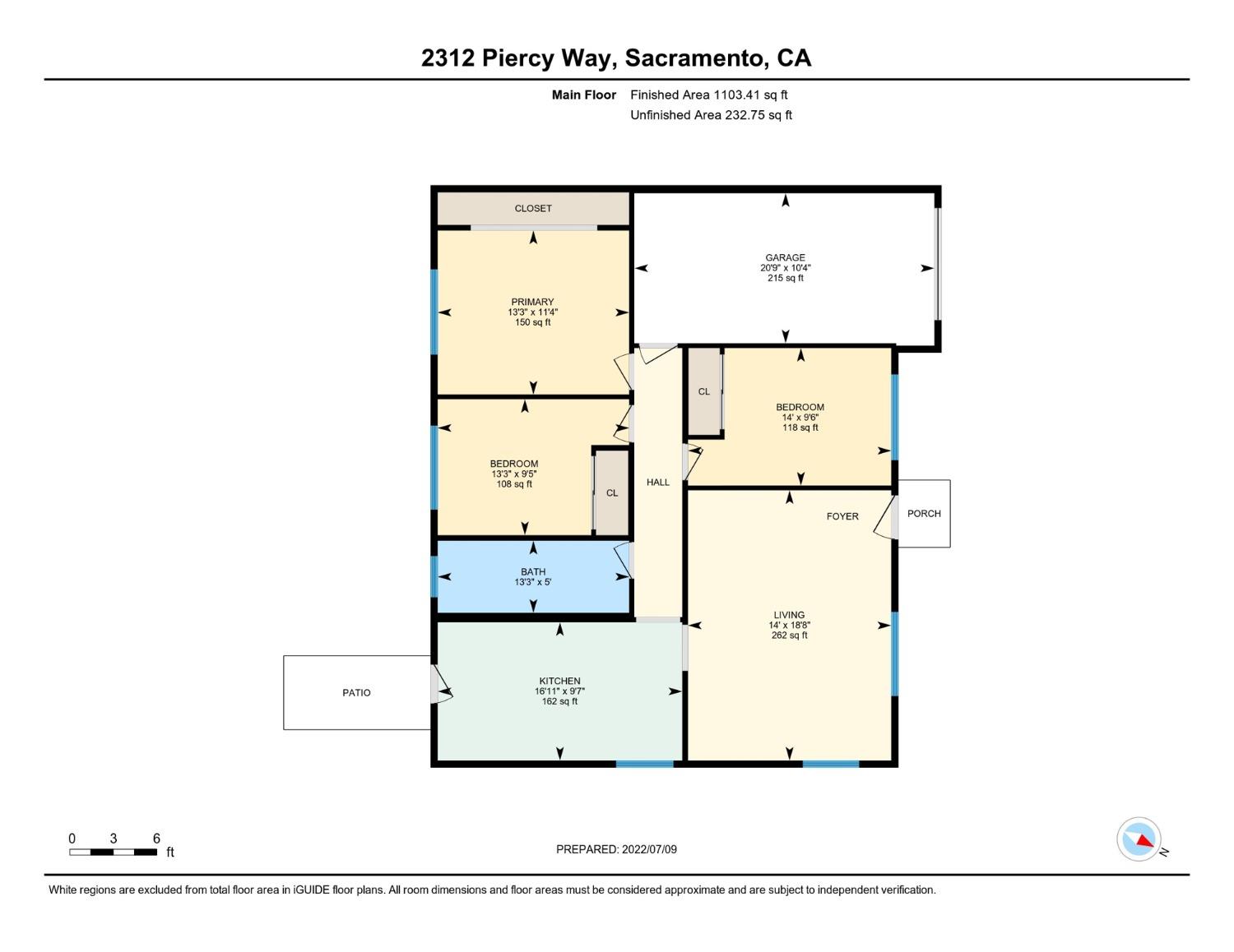 Detail Gallery Image 32 of 32 For 2312 Piercy Way, Sacramento,  CA 95838 - 3 Beds | 1 Baths