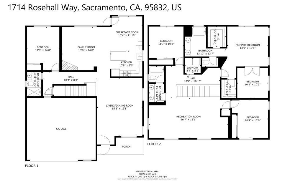 Detail Gallery Image 62 of 62 For 1714 Rosehall Way, Sacramento,  CA 95832 - 5 Beds | 3 Baths