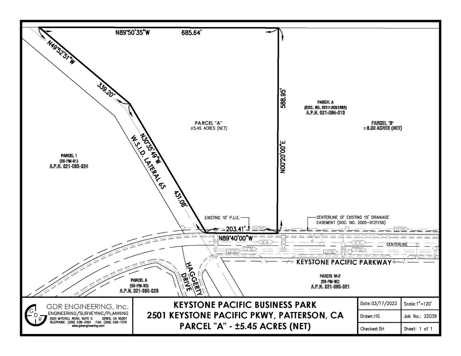 Detail Gallery Image 2 of 10 For 0 Keystone Pacific Blvd, Patterson,  CA 95363 - – Beds | – Baths