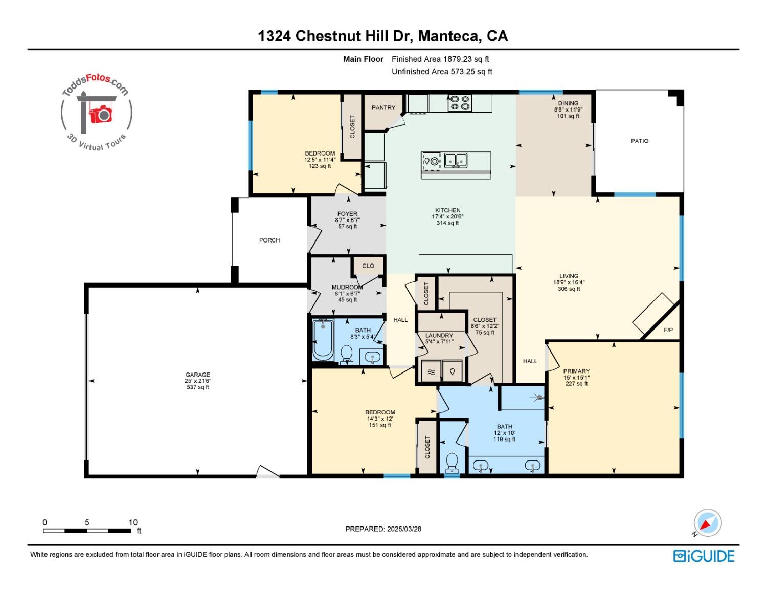 Detail Gallery Image 43 of 88 For 1324 Chestnut Hill Dr, Manteca,  CA 95336 - 3 Beds | 2 Baths