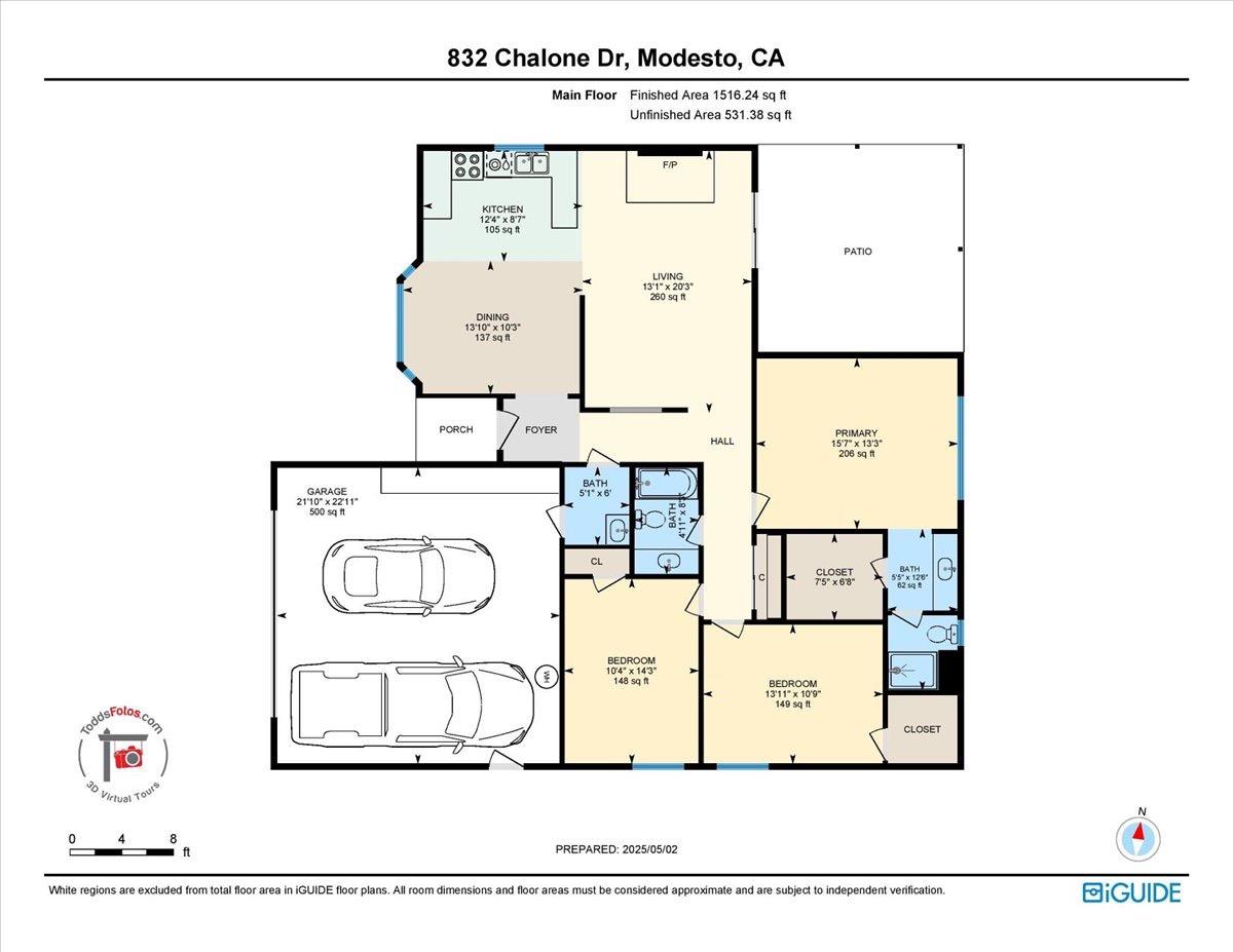 Detail Gallery Image 47 of 47 For 832 Chalone Dr, Modesto,  CA 95358 - 3 Beds | 2 Baths