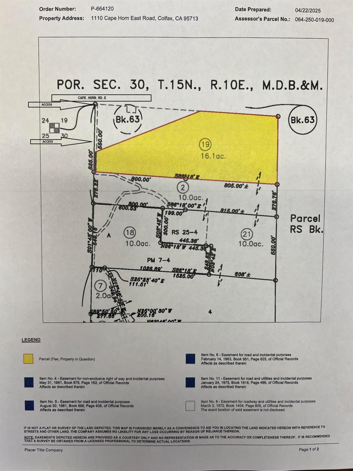 Detail Gallery Image 2 of 21 For 0 E Cape Horn E Rd, Colfax,  CA 95713 - – Beds | – Baths