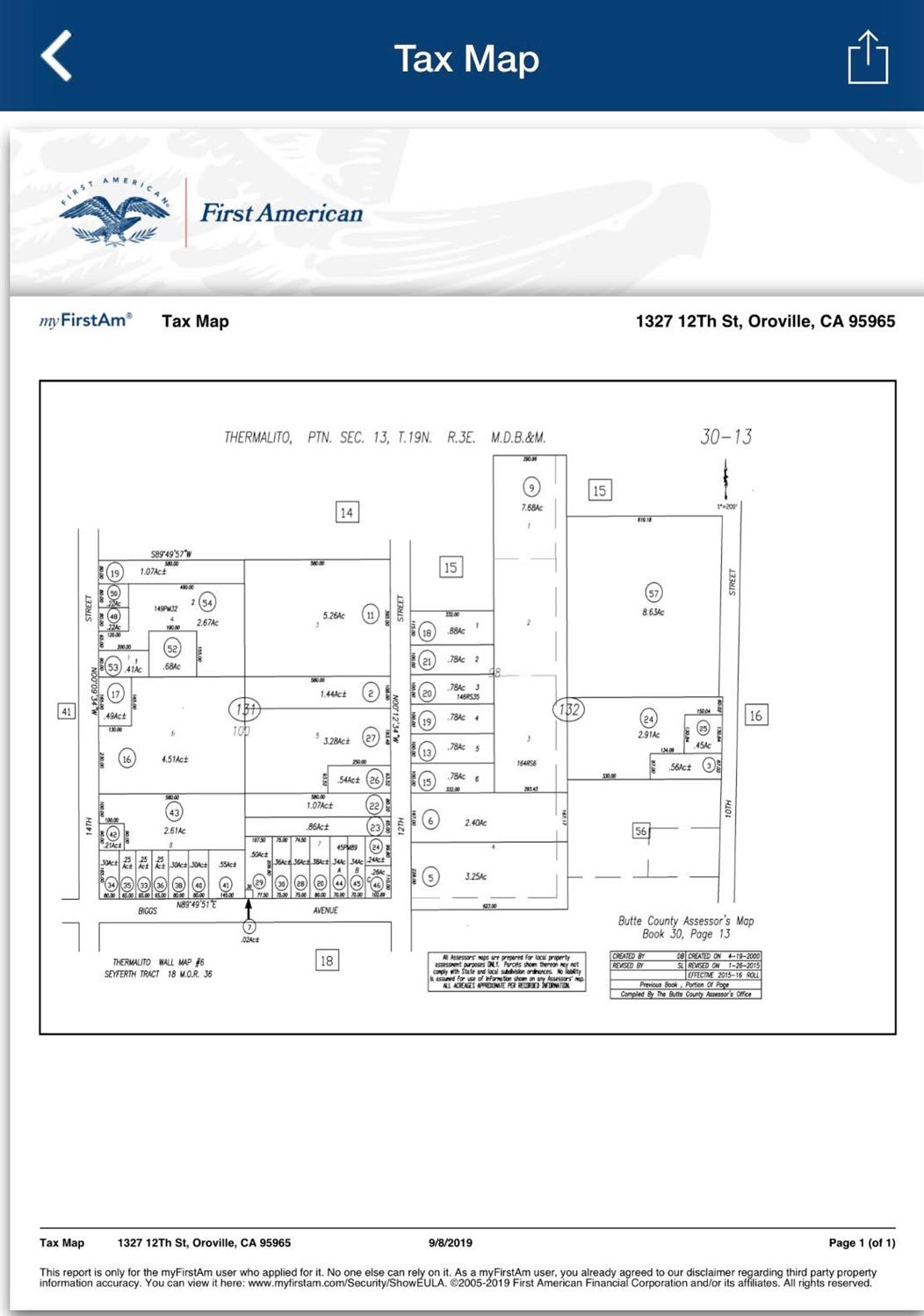 Detail Gallery Image 3 of 3 For 1327 12th St, Oroville,  CA 95965 - – Beds | – Baths