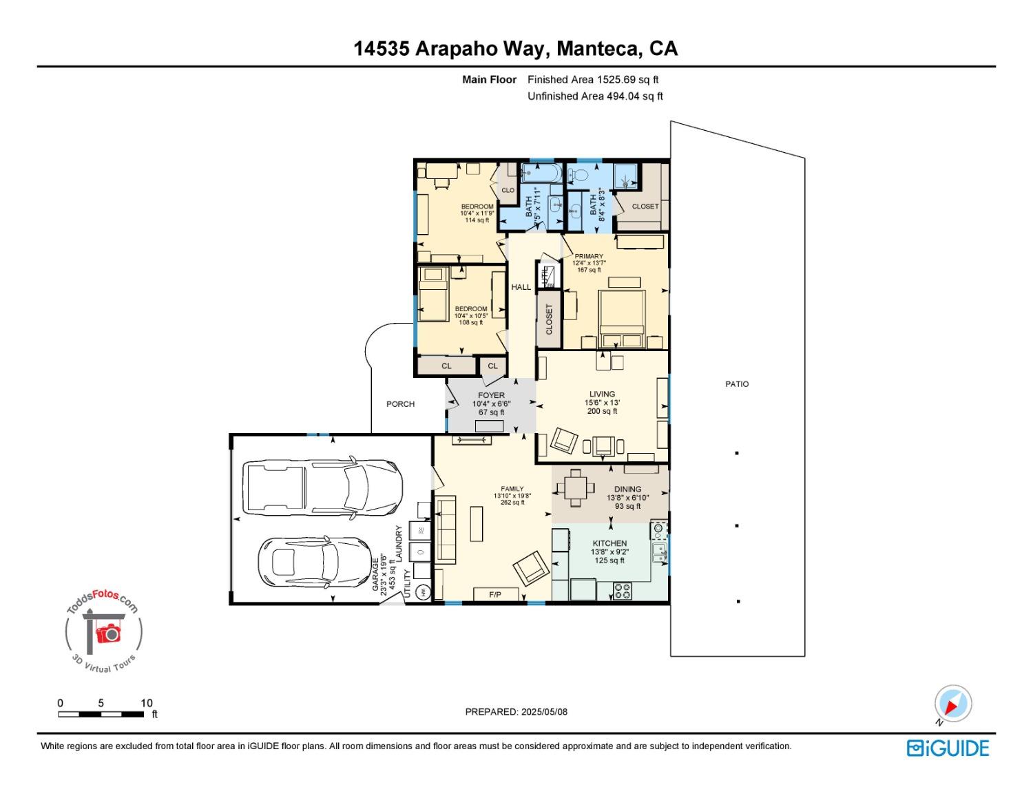 Detail Gallery Image 36 of 36 For 14535 Arapaho Way, Manteca,  CA 95336 - 3 Beds | 2 Baths