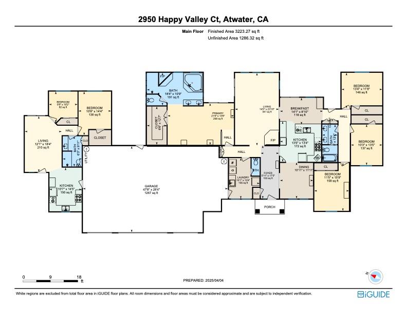 Detail Gallery Image 33 of 33 For 2950 Happy Valley Ct, Atwater,  CA 95301 - 6 Beds | 3/1 Baths