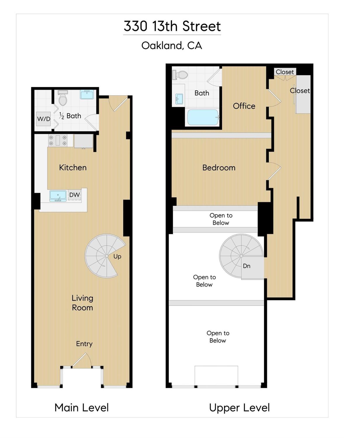 Detail Gallery Image 4 of 37 For 330 13th St 1a,  Oakland,  CA 94612 - 1 Beds | 1/1 Baths