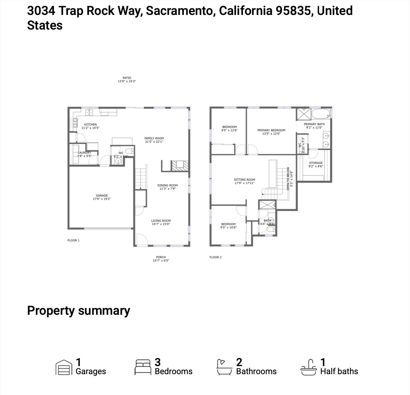 Detail Gallery Image 38 of 38 For 3034 Trap Rock Way, Sacramento,  CA 95835 - 3 Beds | 2/1 Baths