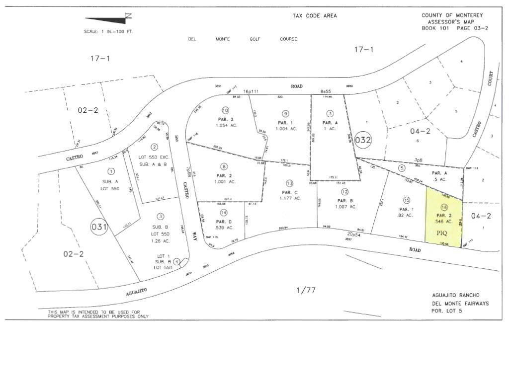 Detail Gallery Image 8 of 8 For 0 Aguajito Rd, Monterey,  CA 93940 - – Beds | – Baths