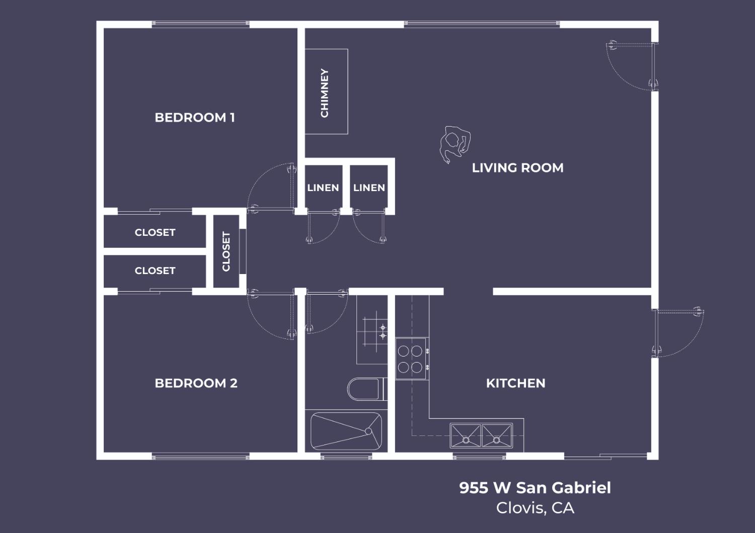 Detail Gallery Image 43 of 43 For 955 W San Gabriel Ave, Clovis,  CA 93612 - 2 Beds | 1 Baths