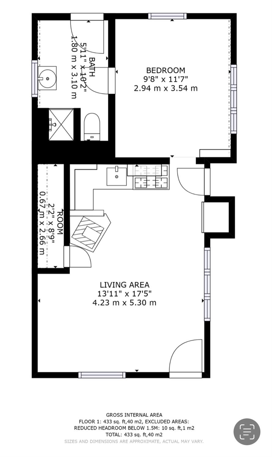 Detail Gallery Image 7 of 37 For 7150 Sayles Canyon Rd #13,  Twin Bridges,  CA 95735 - 1 Beds | 1 Baths
