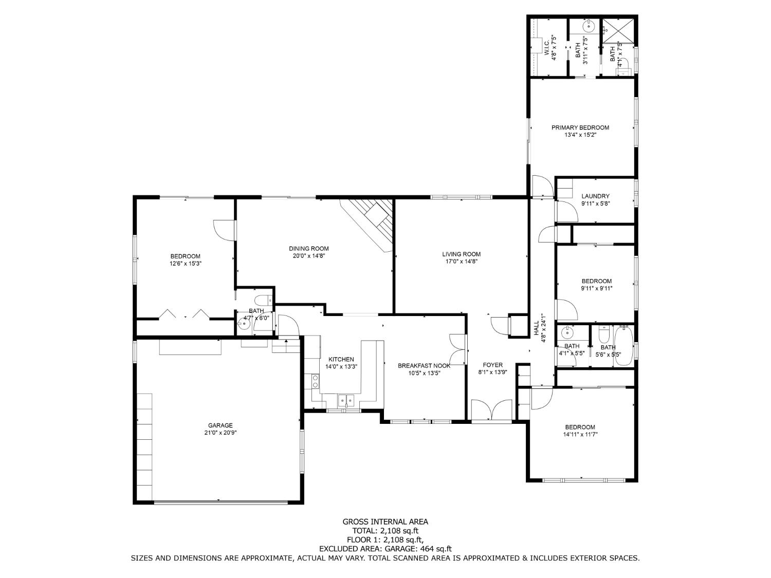 Detail Gallery Image 39 of 39 For 6400 Scenic Oak Ct, Carmichael,  CA 95608 - 4 Beds | 2/1 Baths