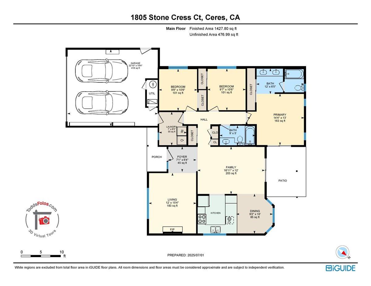 Detail Gallery Image 44 of 44 For 1805 Stone Cress, Ceres,  CA 95307 - 3 Beds | 2 Baths