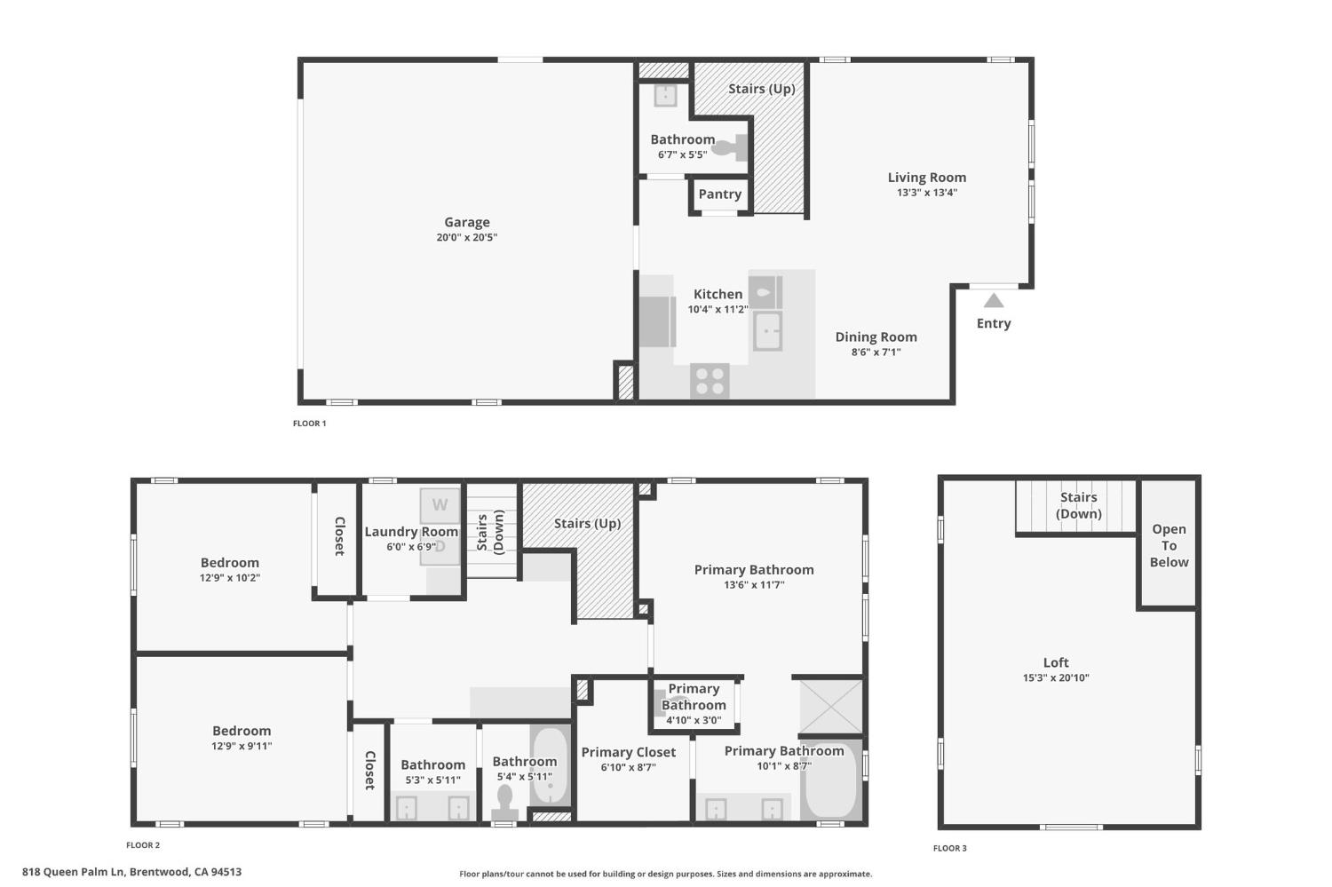 Detail Gallery Image 45 of 45 For 818 Queen Palm Ln, Brentwood,  CA 94513 - 3 Beds | 2/1 Baths