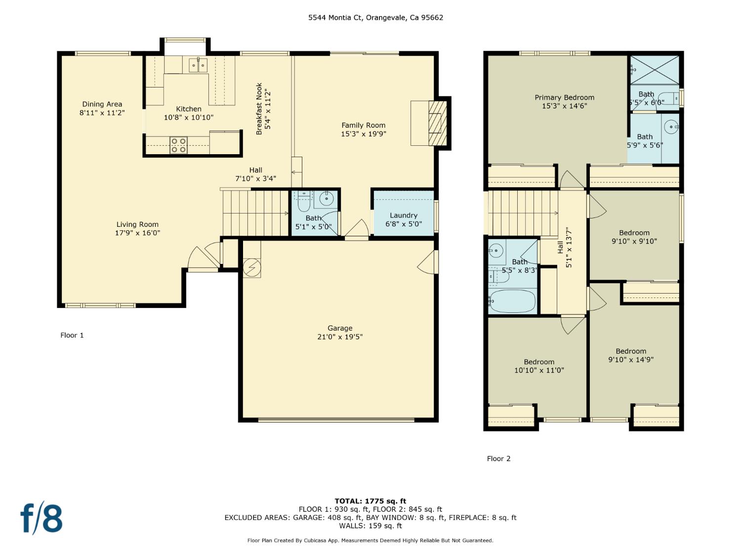 Detail Gallery Image 4 of 38 For 5544 Montia Ct, Orangevale,  CA 95662 - 4 Beds | 2/1 Baths