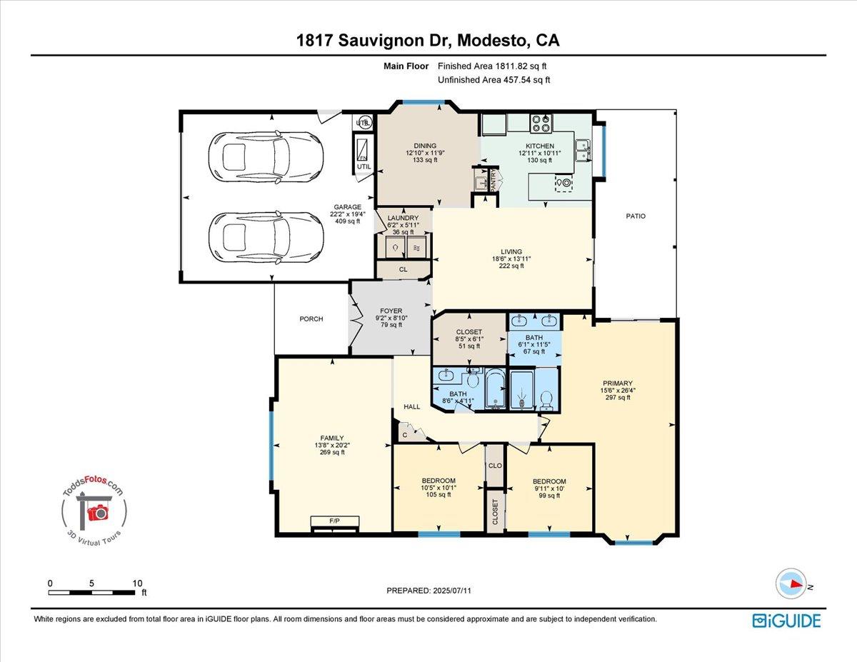Detail Gallery Image 48 of 48 For 1817 Sauvignon Dr, Modesto,  CA 95351 - 3 Beds | 2 Baths