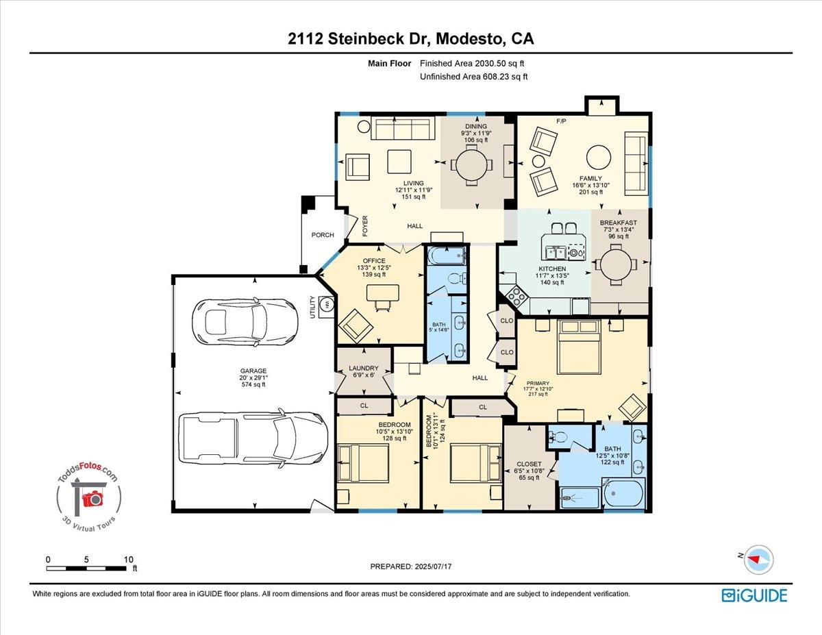Detail Gallery Image 55 of 55 For 2112 Steinbeck Dr, Modesto,  CA 95356 - 3 Beds | 2 Baths